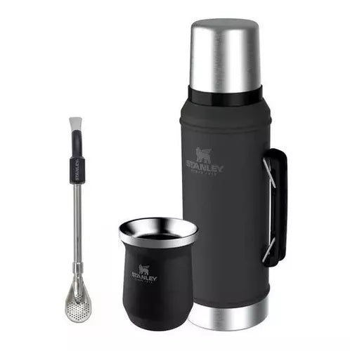 Set Termo Stanley 940 Con Mate Stanley Y Bombilla Spoon