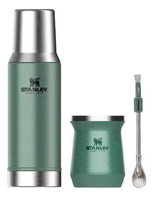 Combo Termo Stanley Mate System 800 Ml Con Mate Y Bombilla