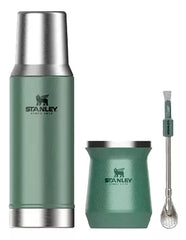 Combo Termo Stanley Mate System 800 Ml Con Mate Y Bombilla