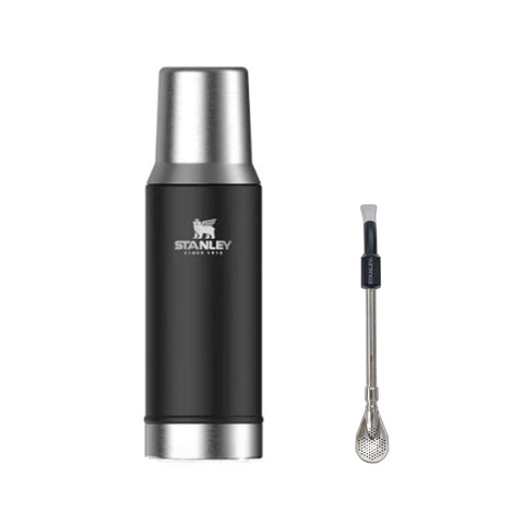 Combo Termo Stanley Mate System Classic 800ml + Bombilla Spoon